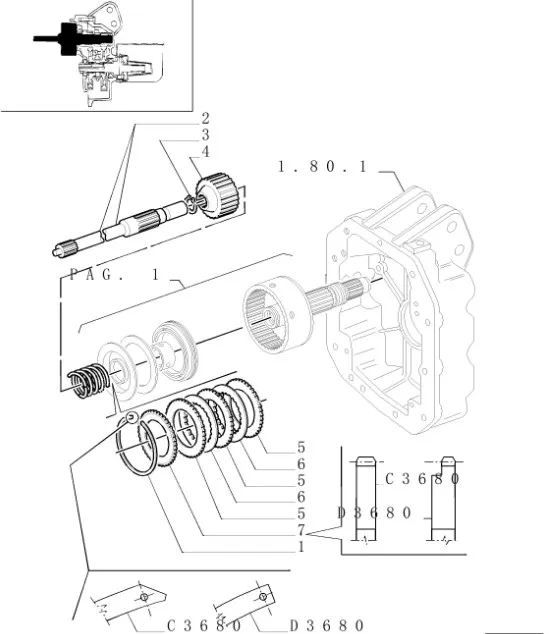 5152681 - Вал с шлицами