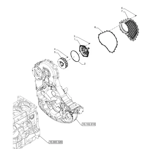 504387086 - Крышка фильтра сапуна ДВС Cursor13 T9.615/St.