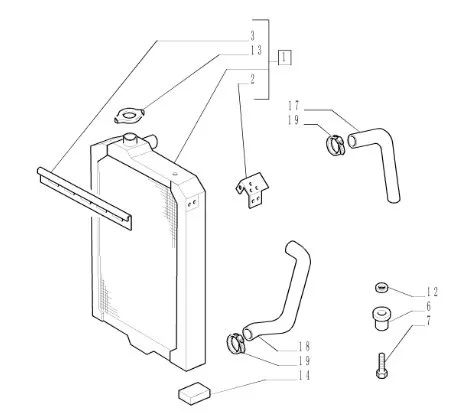 87352191 - радиатор